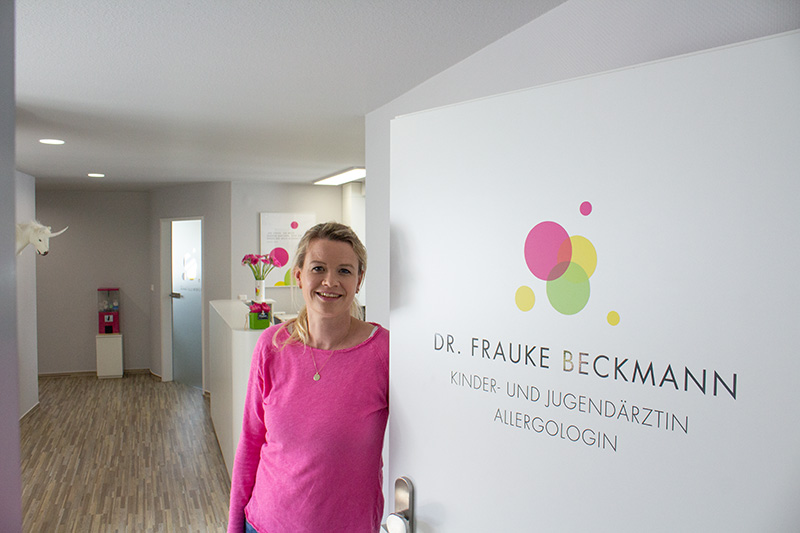 Praxiseingang Dr. Frauke Beckmann